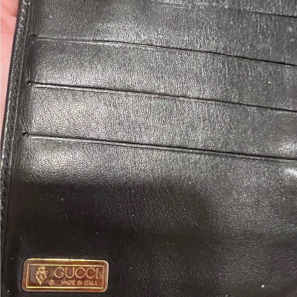 AUTHENTIC Gucci Black GG MARMONT Chain Wristlet w/Gold Hardware /Cert attached - Picture 7 of 10